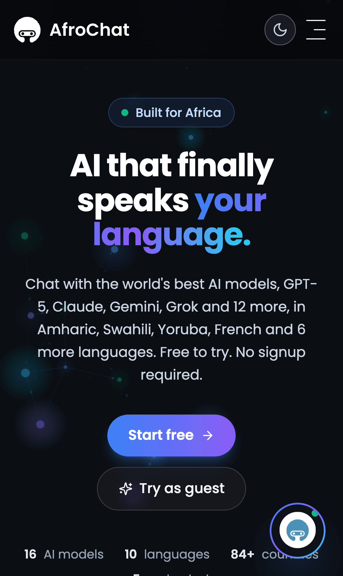 AfroChat product example